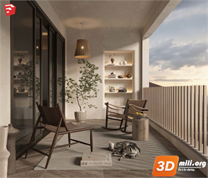 Balcony Skp Files